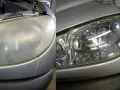 Przed i po: matowe, żółte lampy w samochodzie jak wyczyścić, by znów lśniły.